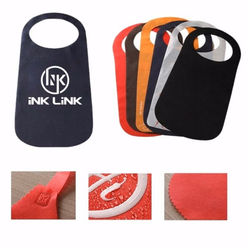 Non-Woven Waterproof Apron Hairdressing Bib Disposable Adult