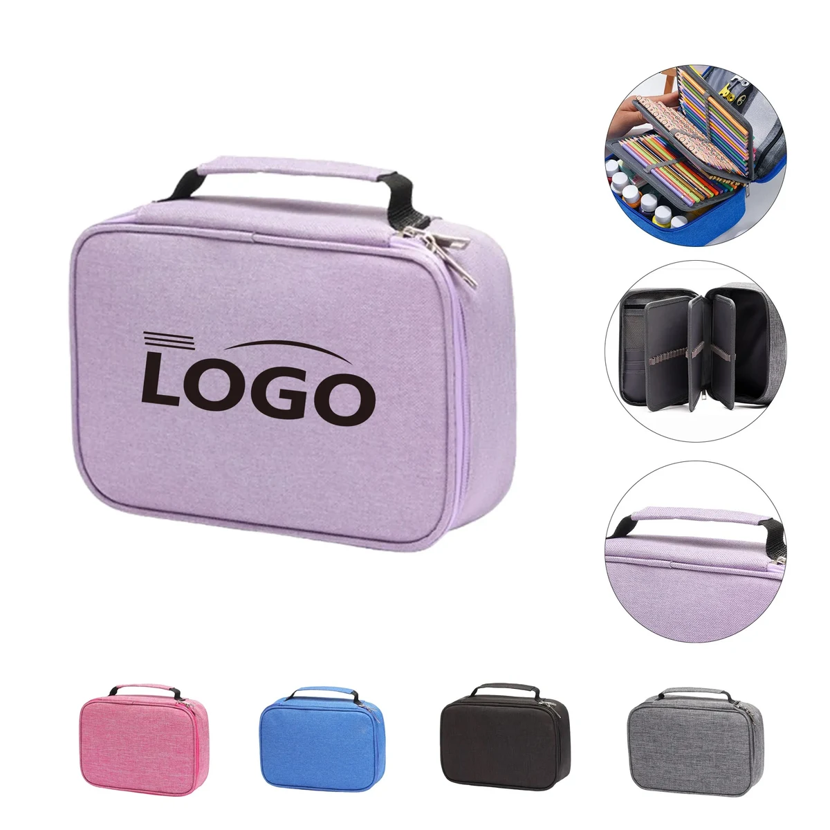 Jumbo Pencil Holder With Removable Dividers 1