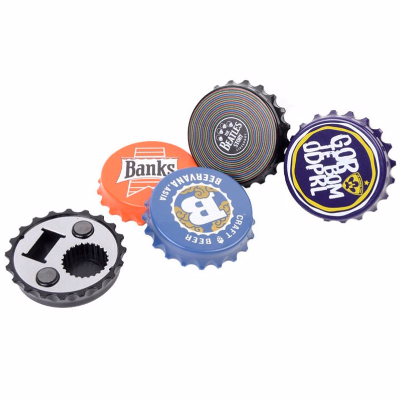 Beer Cap Opener Fridge Magnet