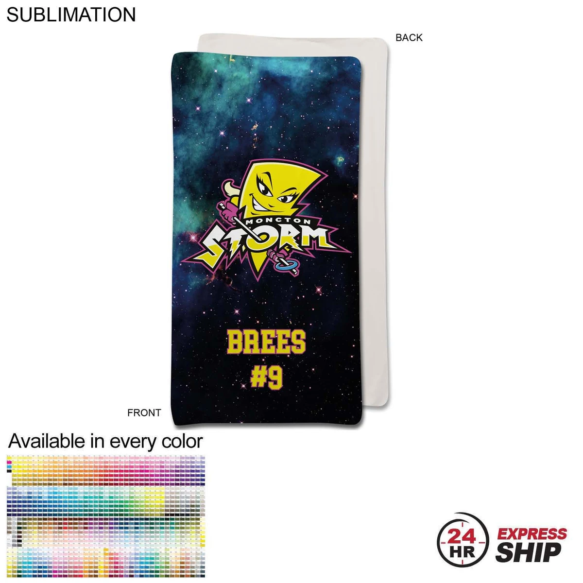 24 Hr Express Ship - Team Blanket in Ultra Soft and Smooth Microfleece, 30x60, Stadium size 1