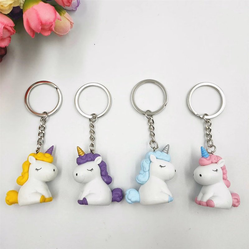 Unicorn PVC Keychain