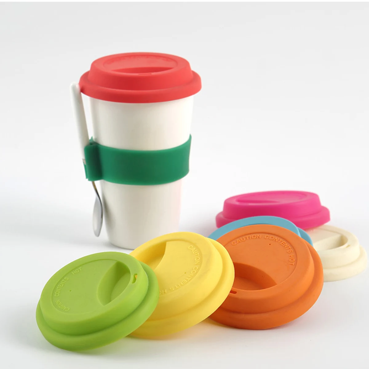 Silicone Coffee Mug Lid 1