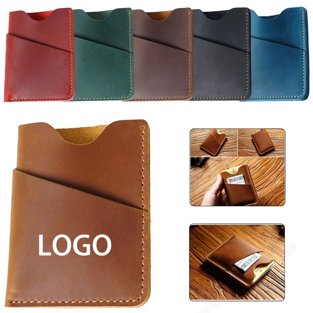 Cowhide Card Holder 1