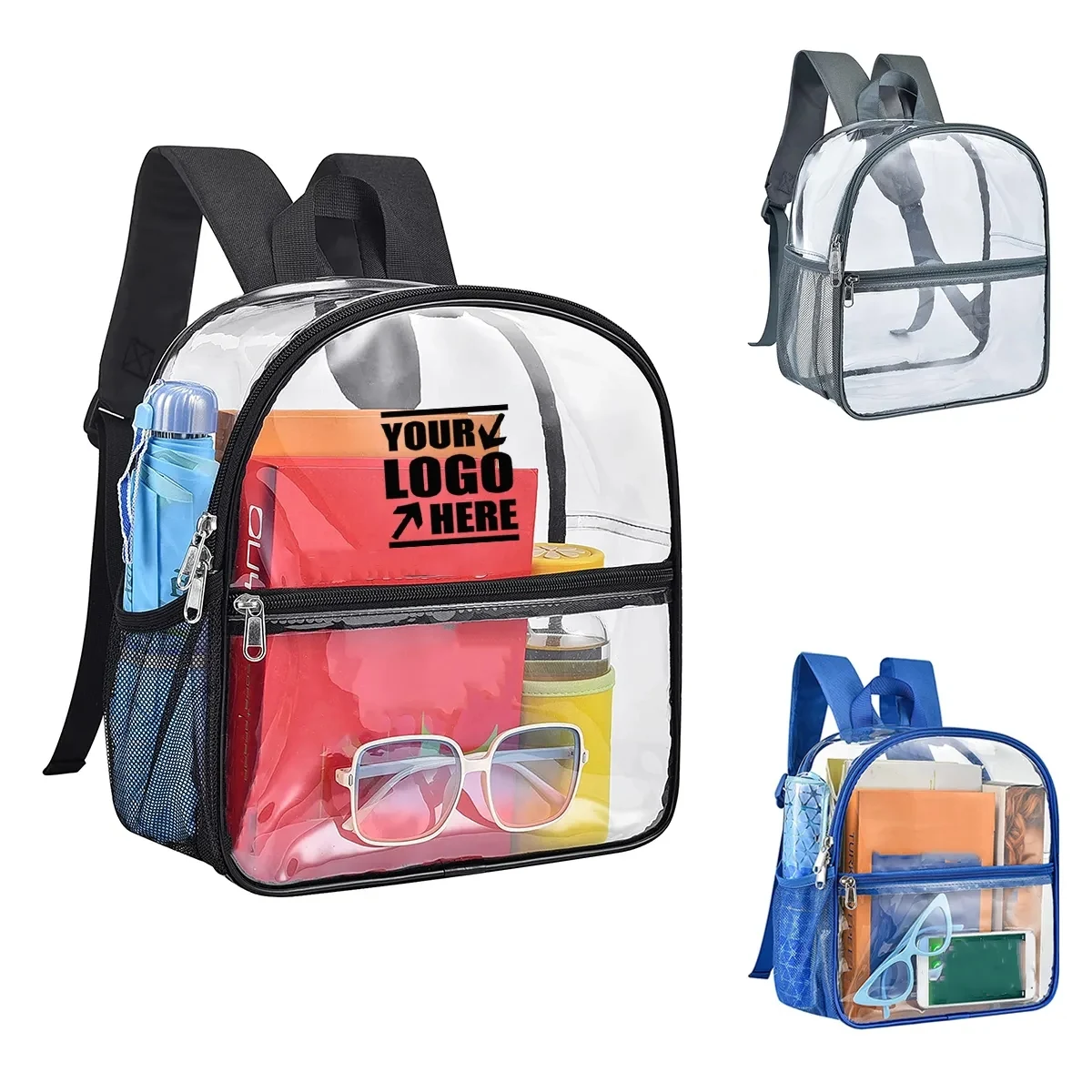Clear Mini Backpack for Concert Sport Events Travel School 1