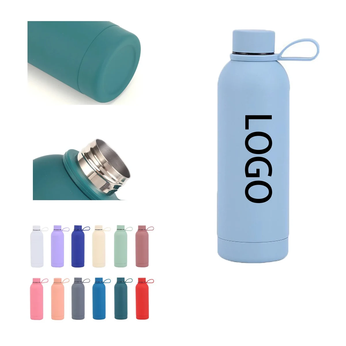 Stainless Steel Thermos Cup With Handle 1