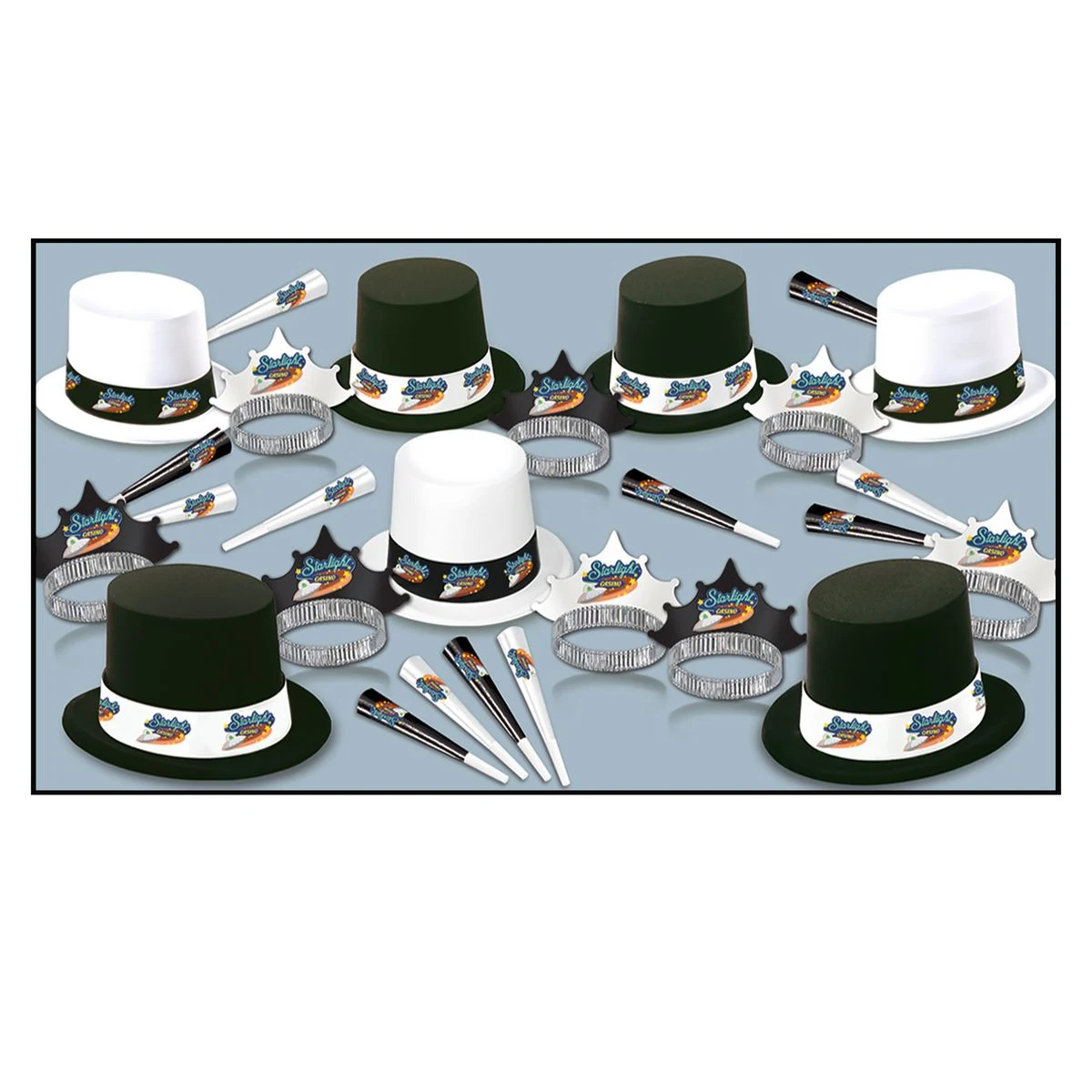 Velour Topper Hat with Paper Band Kit 1