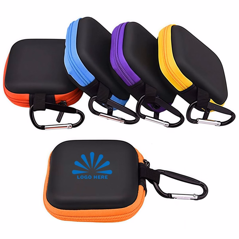 Mini Square Earphone Case MOQ 20pcs