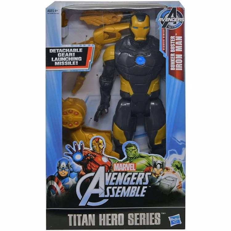 Marvel Iron Man Bunker Buster Action Figure 12"