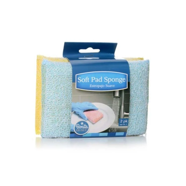 Soft Pad Sponges - Yellow/Blue 2 Pack 1