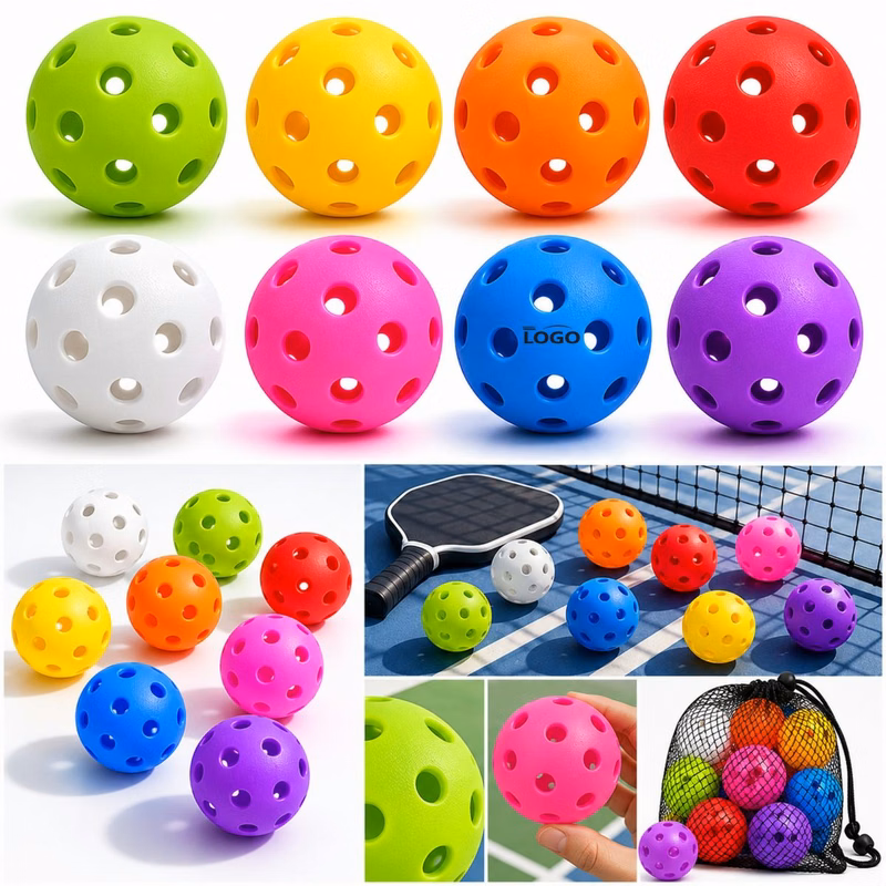 40-Hole TPE Training Pickleballs