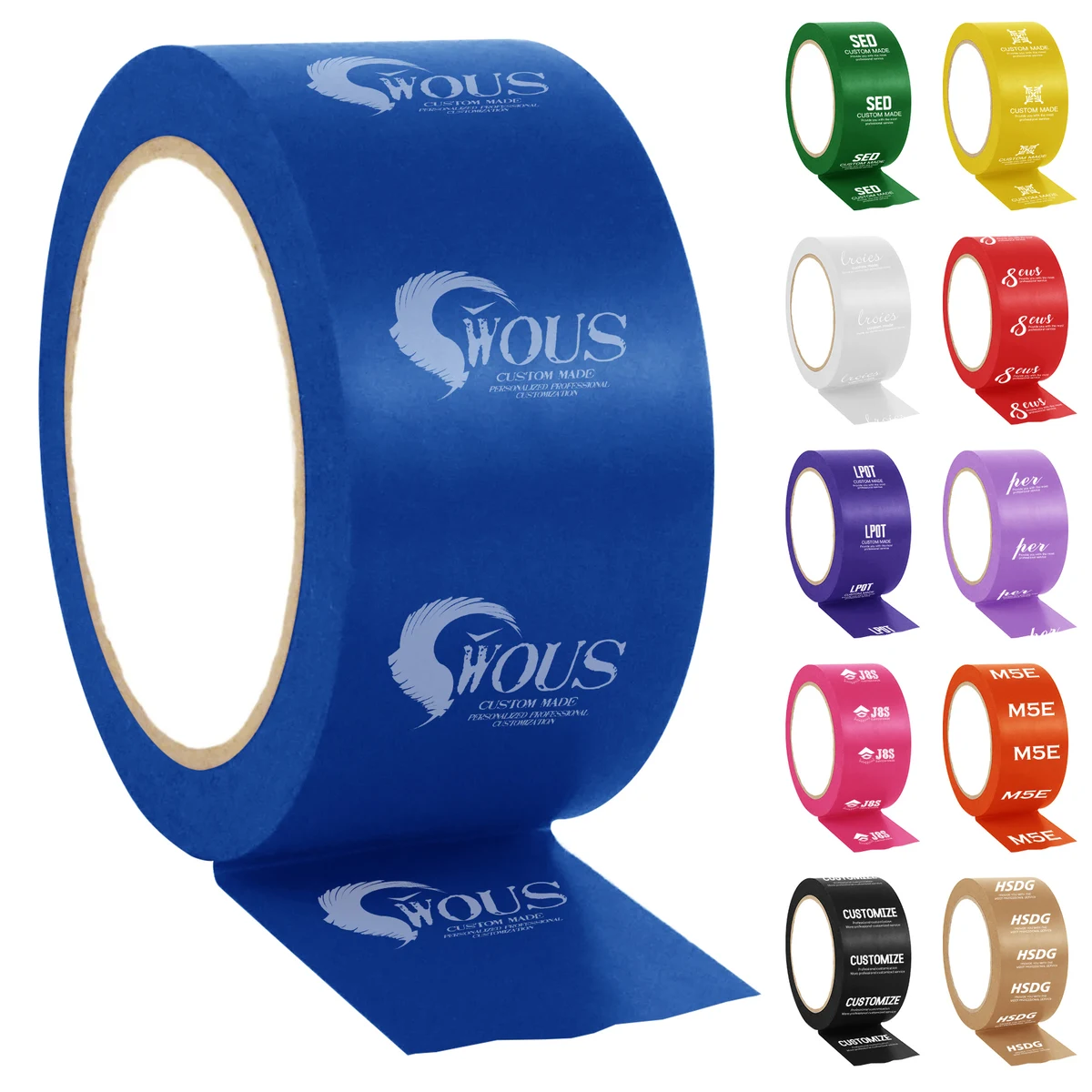 Customizable Adhesive Backed Packaging Box Tape 1