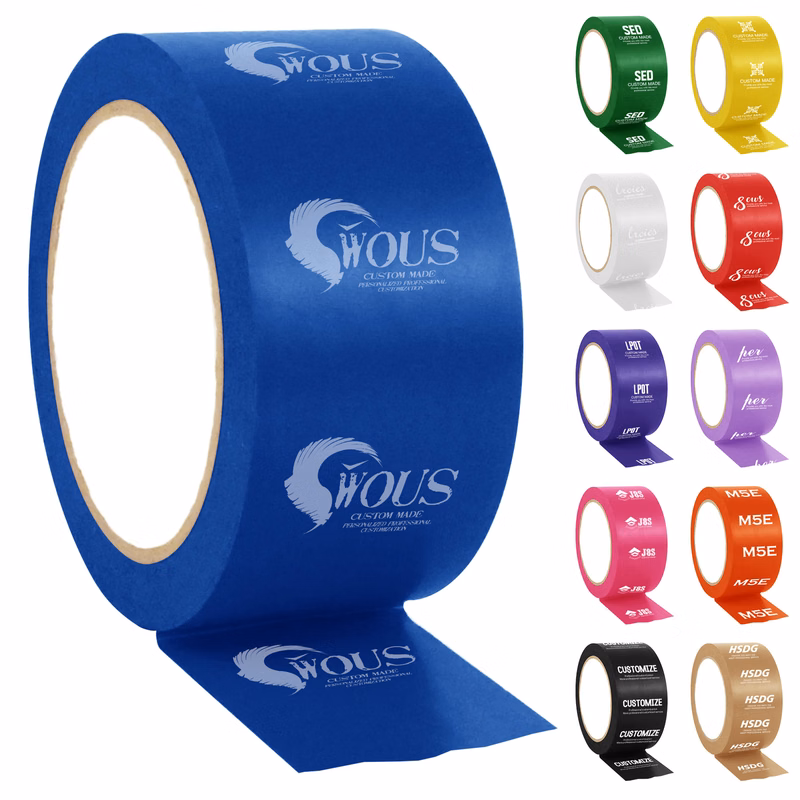Customizable Adhesive Backed Packaging Box Tape