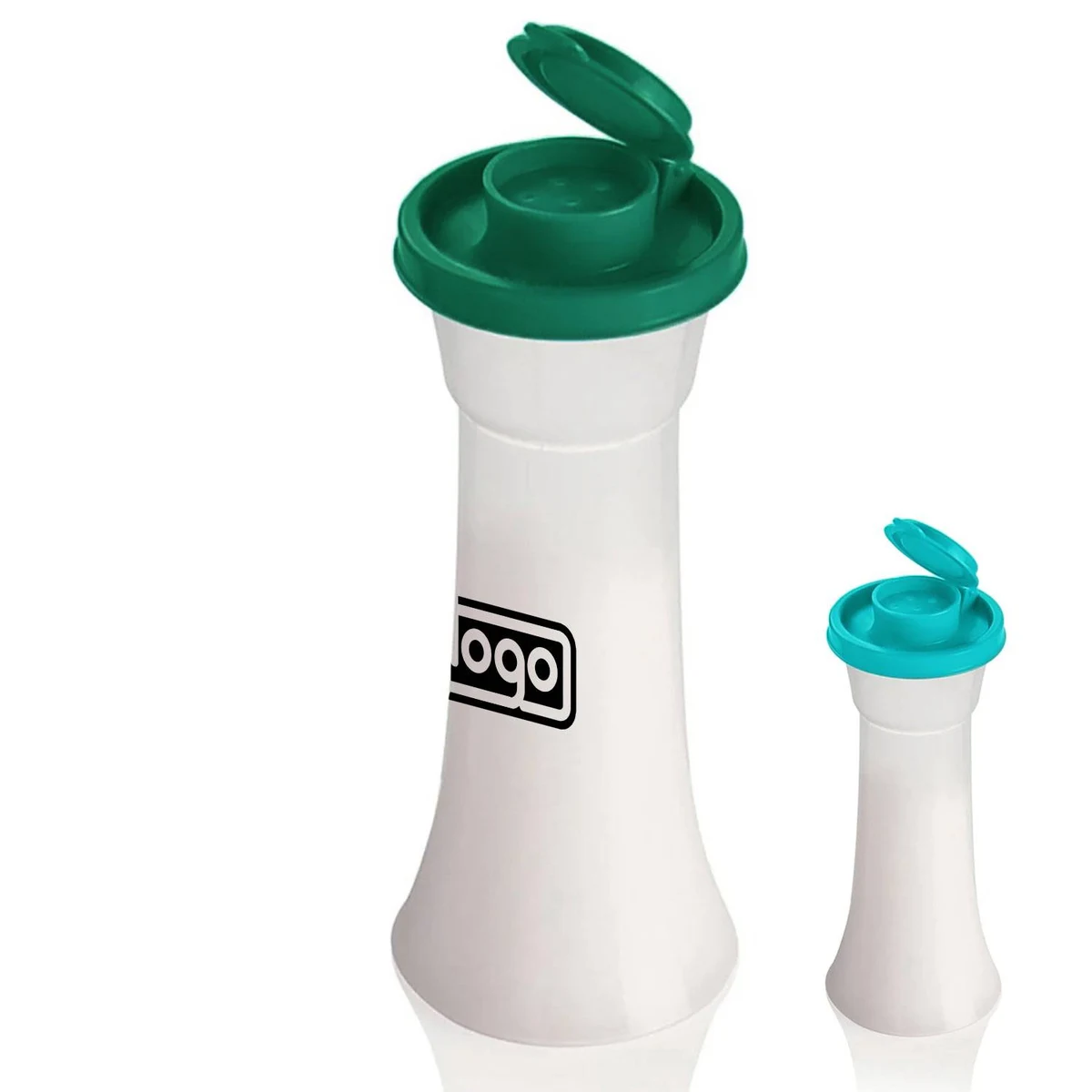 2pcs Plastic Salt & Pepper Shaker Set 1