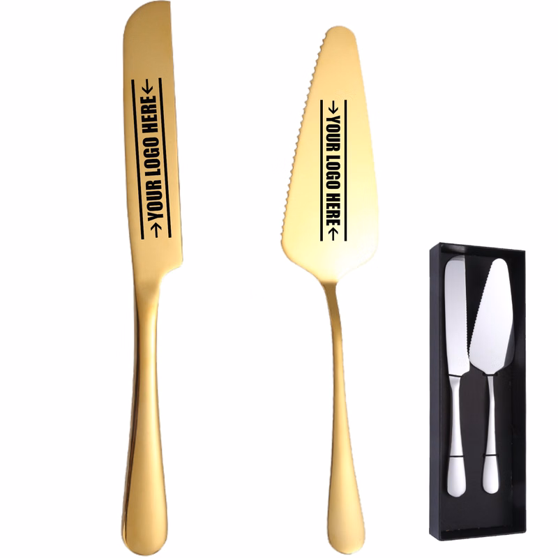 Stainless Steel Cake Knife And Server Set