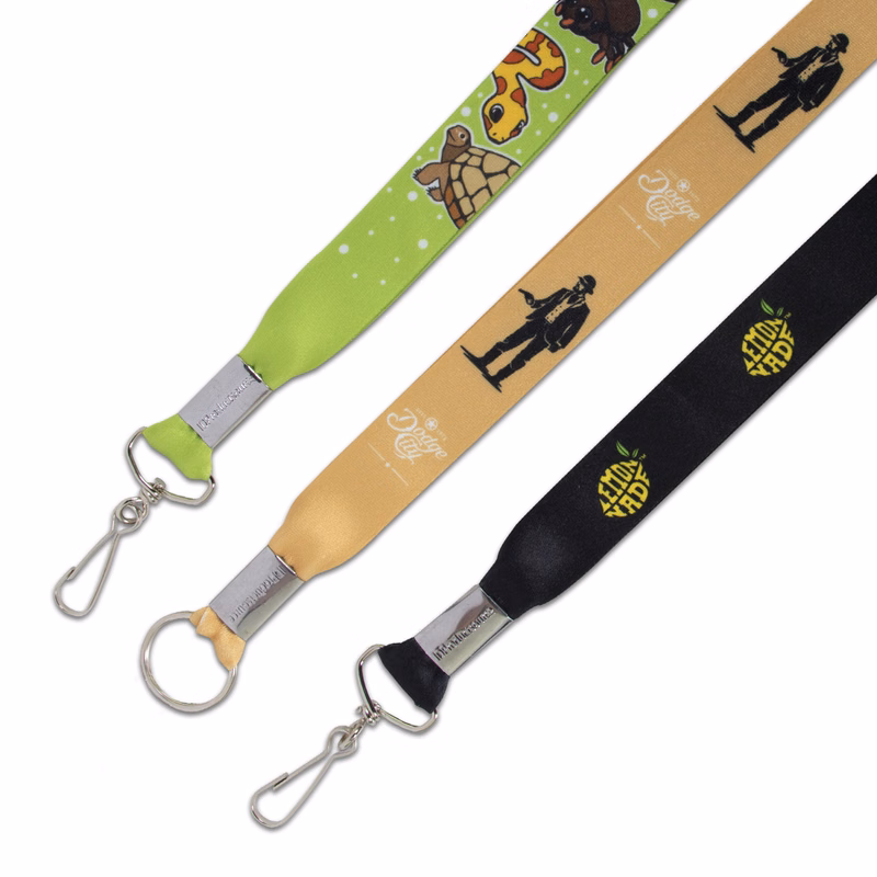 1" Eco-Friendly Dye Sublimated Lanyard