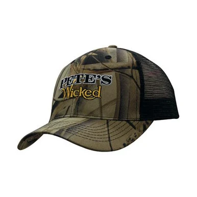 Leaf Print Camouflage With Mesh Back 1