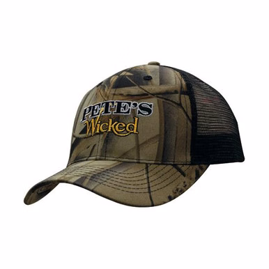 Leaf Print Camouflage With Mesh Back