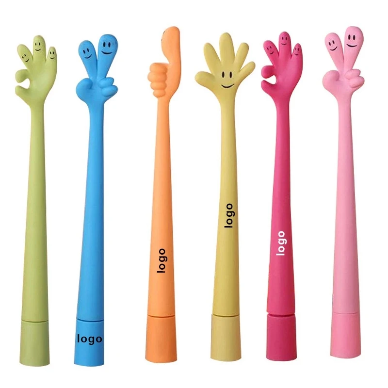 Funny Free Bending Hand Sign Ballpoint Pens 1