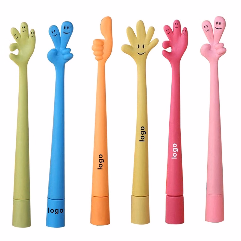 Funny Free Bending Hand Sign Ballpoint Pens