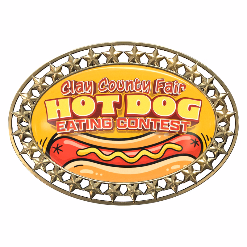 Vibraprint™ Antique Star Border Oval Insert Medallion (3-3/4")