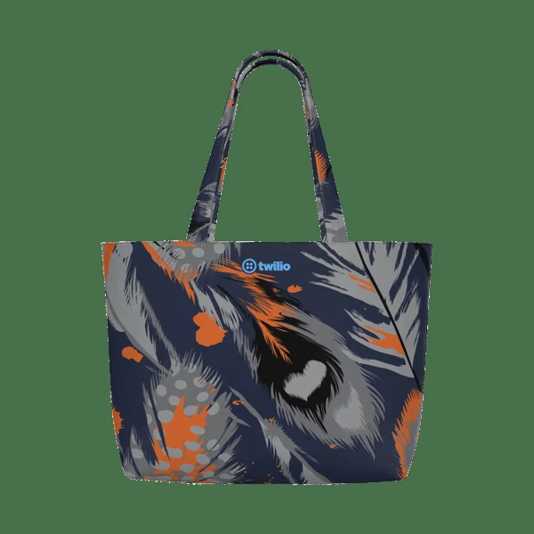 IMPORT Plum Basic Large Tote Bag, custom tote bag with logo imprint 1