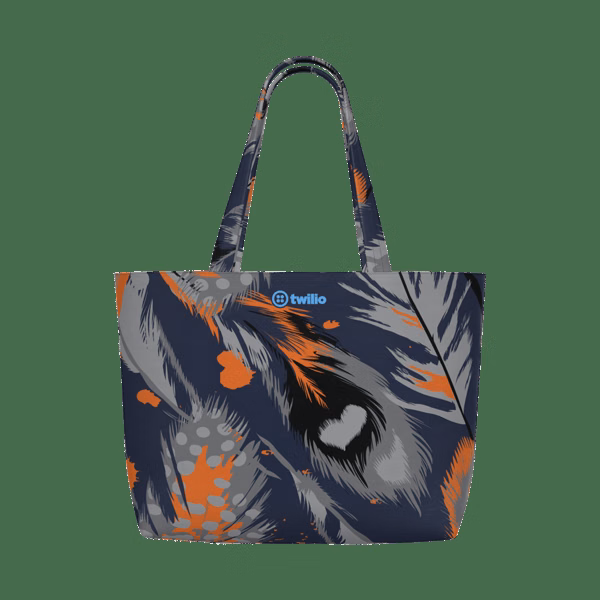 IMPORT Plum Basic Large Tote Bag