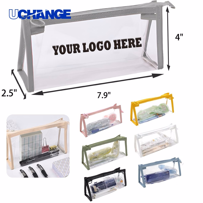 Transparent Waterproof Student Stationery Bag Organizer