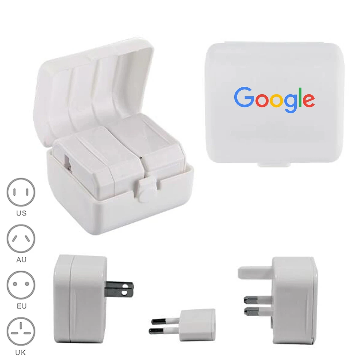 Universal Travel Plug Power Adapter with Logo Imprint 1