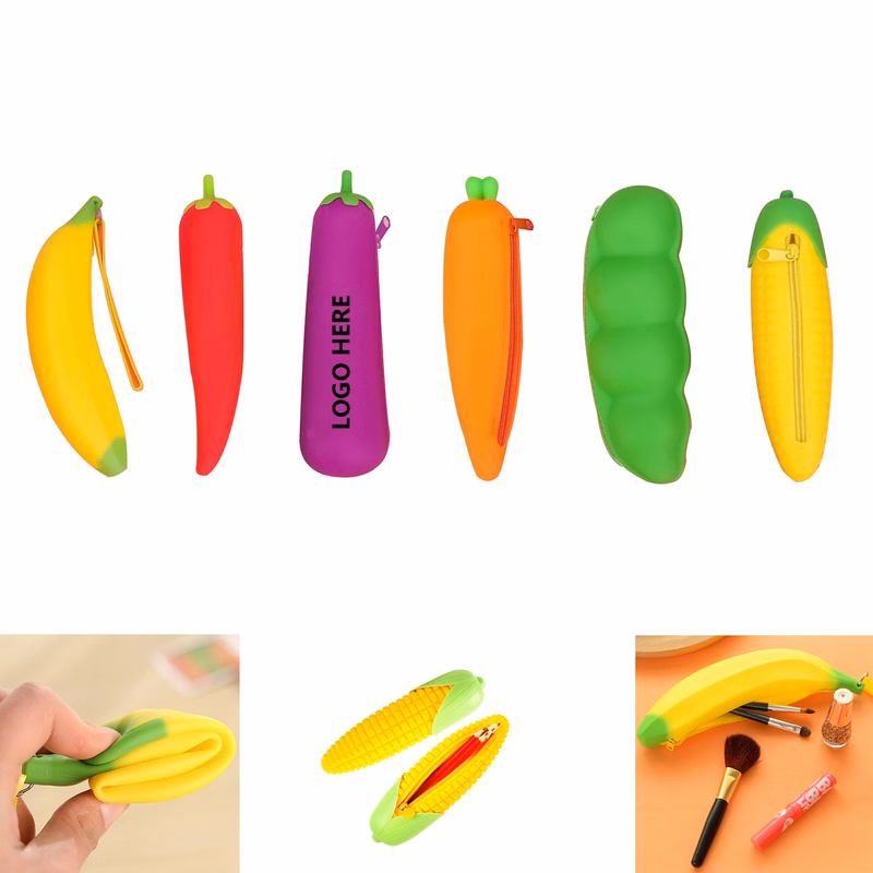 Silicone Fruit/Vegetable Shaped Coin Purse