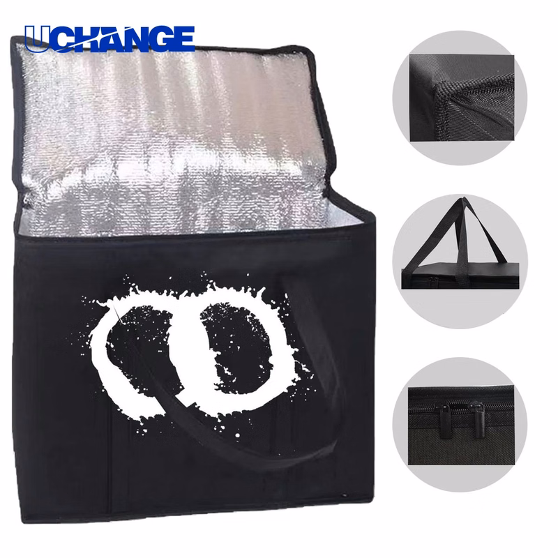 Non-woven Insulated Folding Tote Bag for Picnics