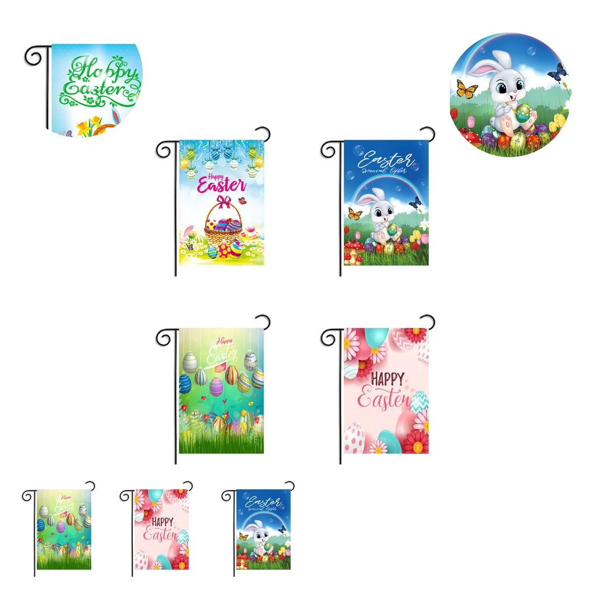 12"x18" Double Sided Full Color Garden Flag 1