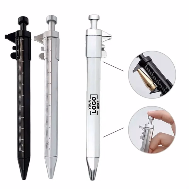 Multi-functional Ballpoint Pen With Vernier-Caliper