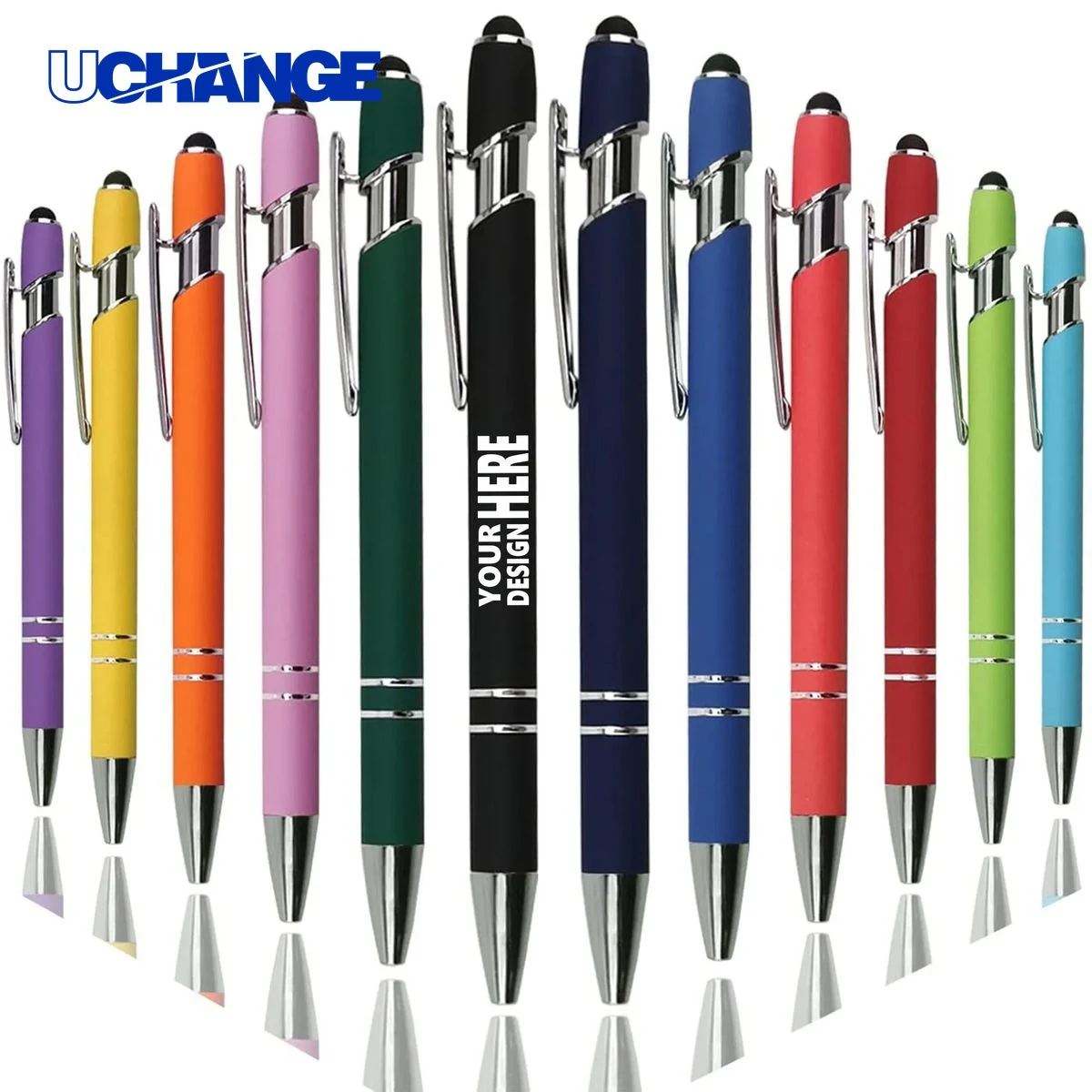 Customizable Aluminum Stylus Ballpoint Pen for Branding, custom pen with logo imprint 1