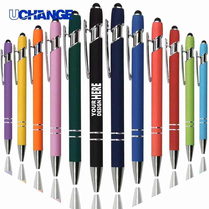 Customizable Aluminum Stylus Ballpoint Pen for Branding