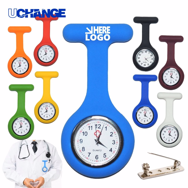 Silicone Waterproof Nurse Watch Pin