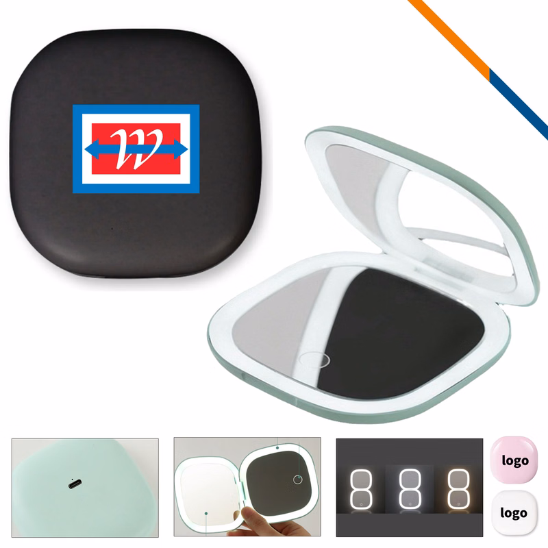 Rown Rechargeable LED Compact Makeup Mirror