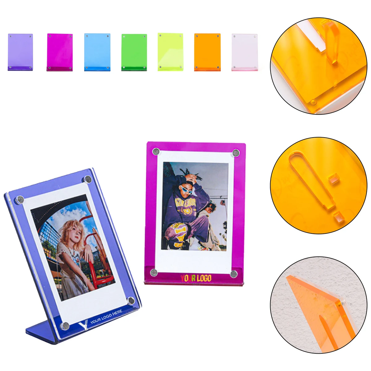 L-Shape Vertical Magnetic Picture Frame 1
