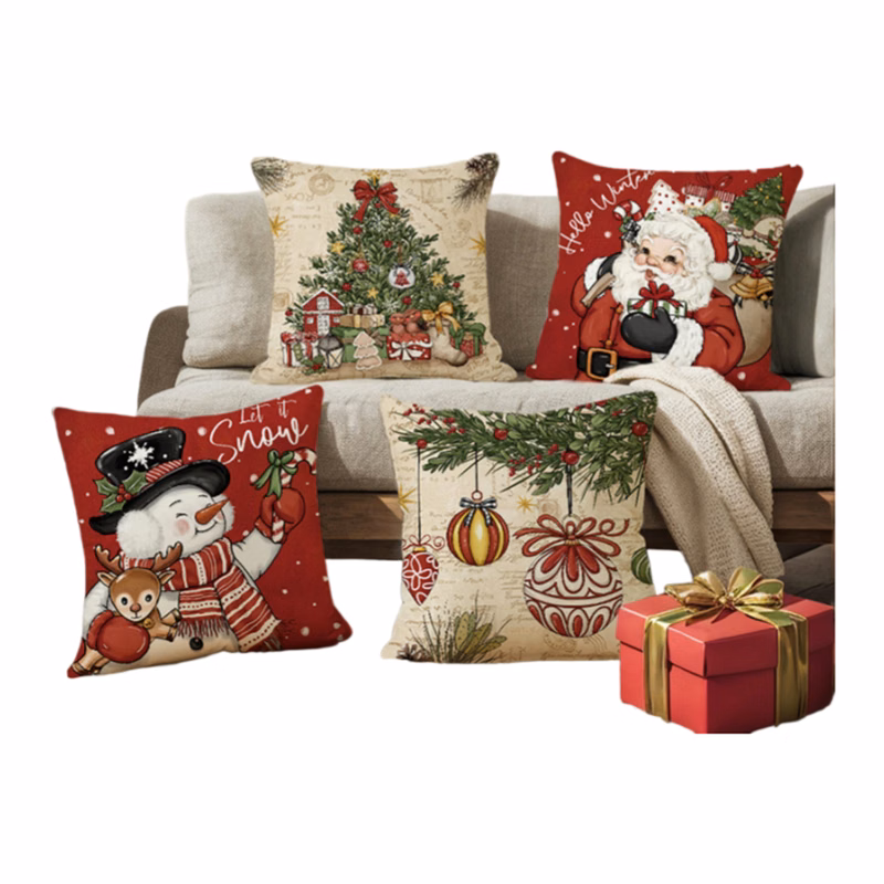 MOQ50 Full Color Soft Pillow Covers