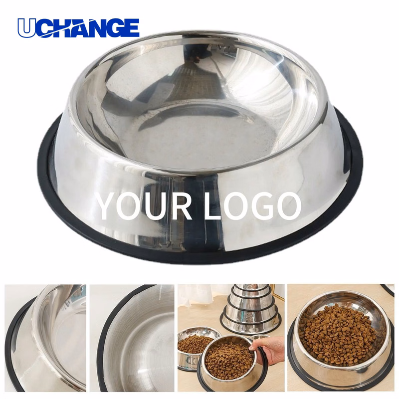 Stainless Pet Bowl with Non Slip Base