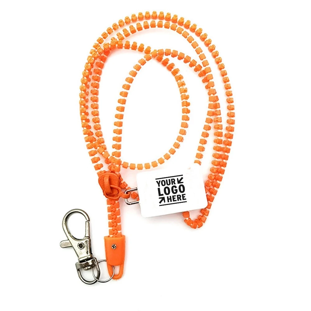 Zipper Lanyard With Custom Tag 1