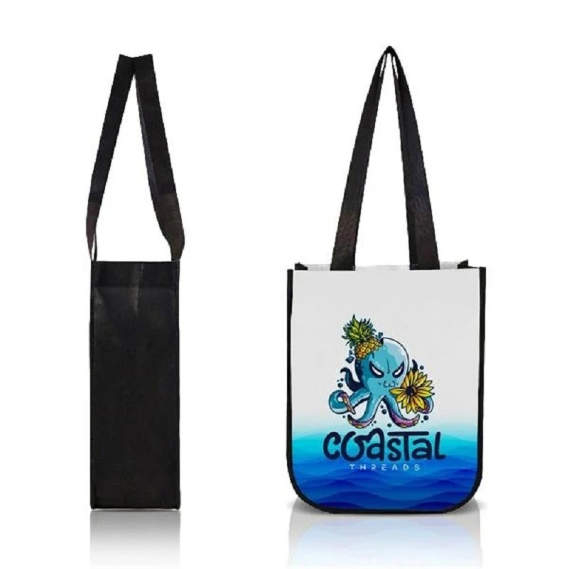 Full Color Sublimated Tote Bag ( 9.5" X 12" X 4.5" ) 1