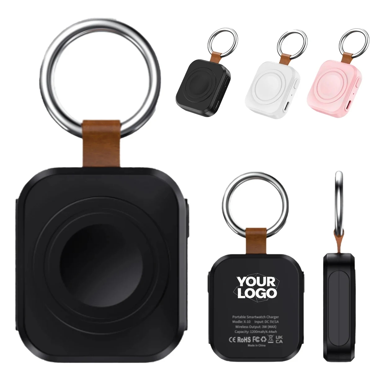 MOQ 20 Compact Keychain Wireless Watch Charger 1