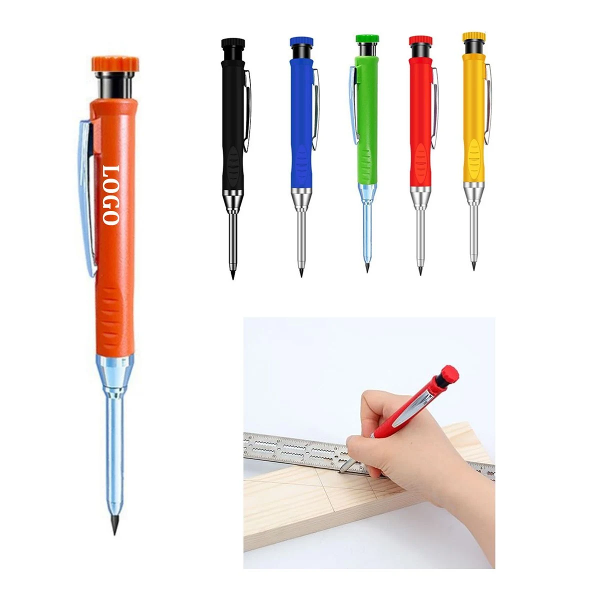 Metal Casing Carpenter Pencil 1