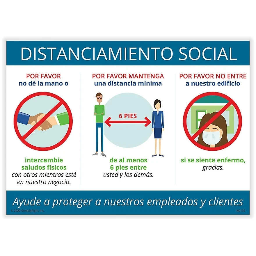 Social Distancing - Poster (Spanish) 1