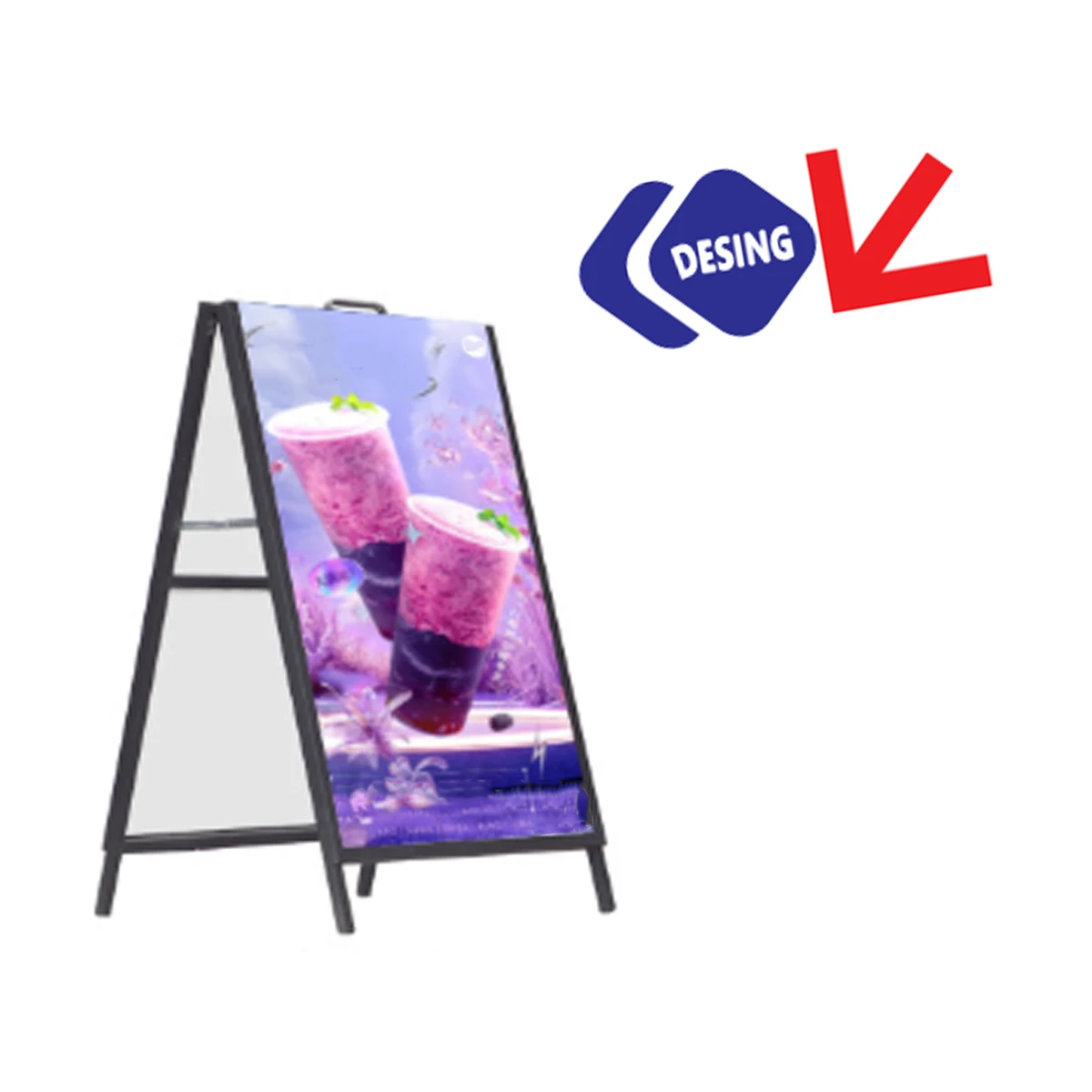 24" x 36" Full Color Deluxe Sandwich Board Display 1