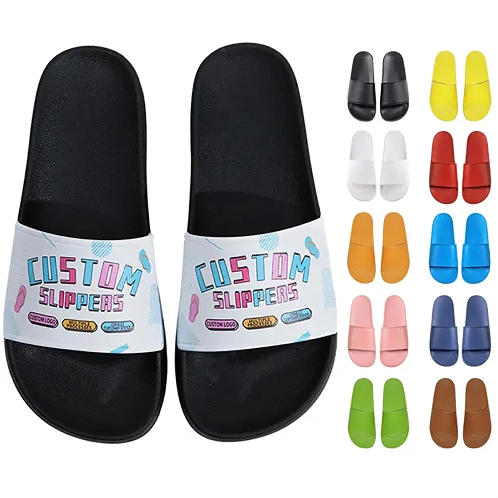 Custom Unisex Thick Sole Anti-Slip Slippers 1