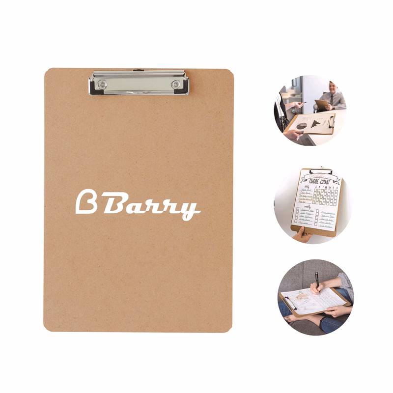 A4 Wood Clipboard w/ Metal Clip