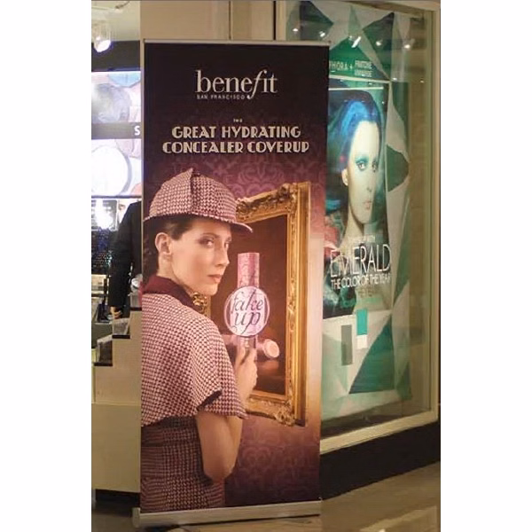 33.25" Single Sided Deluxe Pull-Up Banner Stand (Stand only)