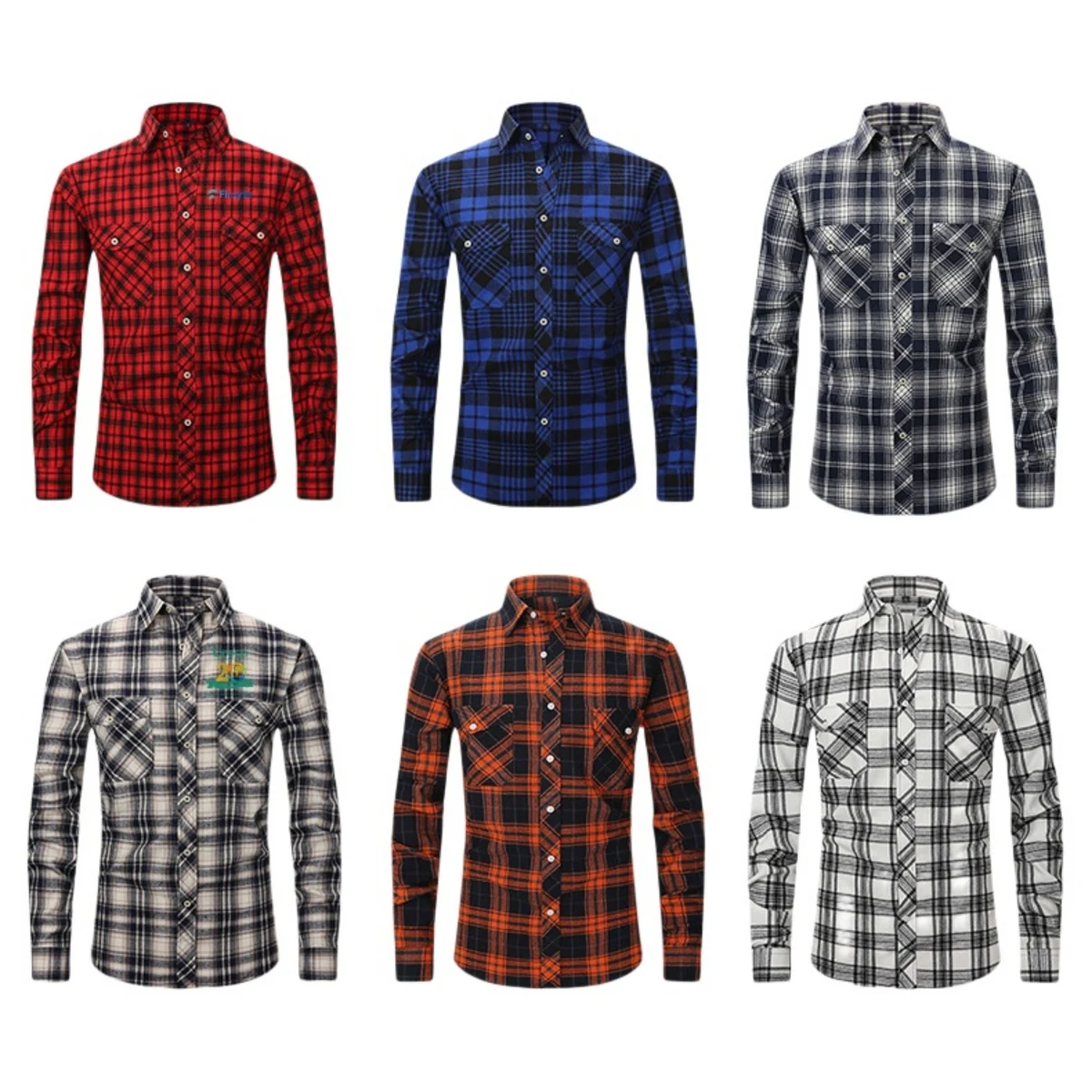 Long Sleeve Lightweight 2 Pockets Casual Shirt 1