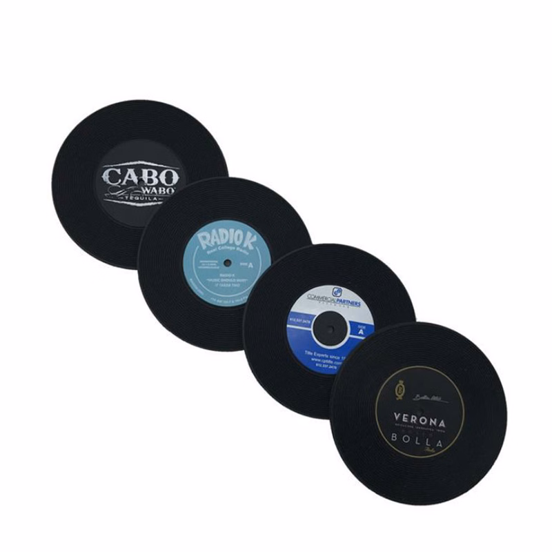 Vintage Record Coasters Vinyl Record